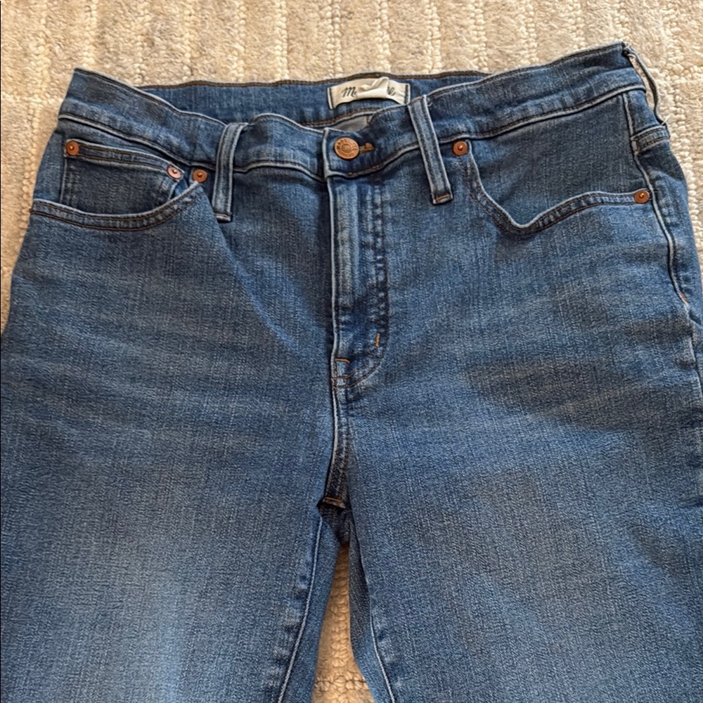 Madewell Women's Straight Leg Jeans - Blue - Picture 8 of 10